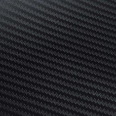 Vidaxl Folija za avto 3D črna 100x150 cm