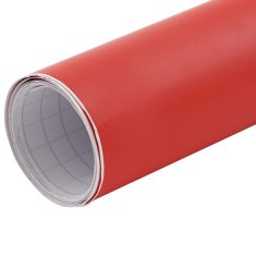 Vidaxl Folija za avto 2 kosa mat rdeča 100x150 cm + 50x150 cm