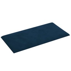 Vidaxl Stenski paneli 12 kosov modri 60x30 cm žamet 2,16 m²
