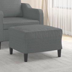 Vidaxl Stolček za noge temno siv 60x50x41 cm blago