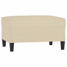Vidaxl Stolček za noge krem 70x55x41 cm blago