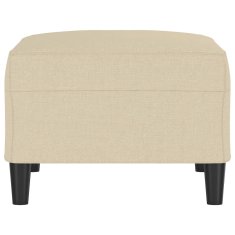 Vidaxl Stolček za noge krem 70x55x41 cm blago