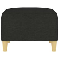 Vidaxl Stolček za noge črno 70x55x41 cm blago