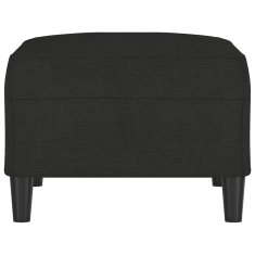Vidaxl Stolček za noge črno 70x55x41 cm blago