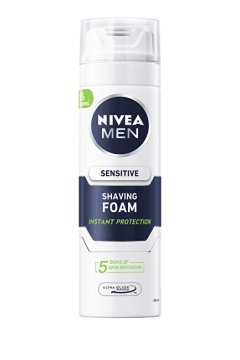 Nivea Pena za britje Sensitive 200 ml