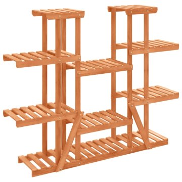 Vidaxl Stojalo za rastline 110x25x110,5 cm trden les jelke