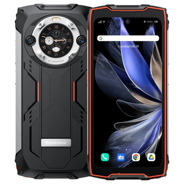 Blackview BV9300 Pro, 8+8/256 GB, 15080 mAh, oranžna