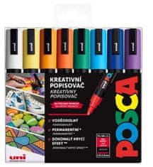Komplet markerjev Posca PC-5M 1,8 - 2,5 mm - mešanica barv (16 kosov)