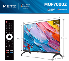 Metz 40" 40MQF7000Z, QLED, Televizor 