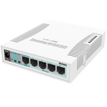 Mikrotik RB260GS 5x Gigabit Ethernet Smart stikalo (CSS106-5G-1S)