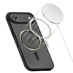 Tech-protect MagMate MagSafe ovitek za iPhone 17 Air, mat črn