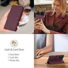 Tech-protect Wallet knjižni ovitek za Samsung Galaxy A26 5G / A17 4G / 5G, bordové