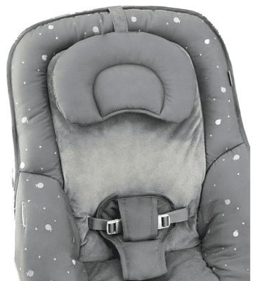 Momi Lapis otroški gugalnik, 3 položaji, nastavljive vibracije in glasba, temno siv