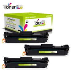 Toner123 Komplet HP 44A / CF244A / LaserJet Pro M15, LaserJet Pro MFP M28 kompatibilni tonerji (3) - 3 × črna