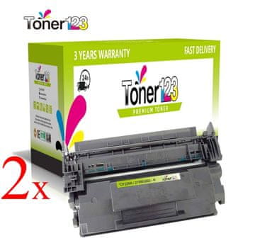 Toner123 Komplet Canon CRG-052 BK / 2199C002 / i-Sensys LBP 212, 214, 215 / MF 421, 426, 428, 429 kompatibilna tonerja (2) - 2 x črna