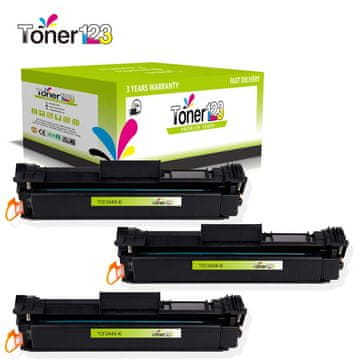 Toner123 Komplet HP 44A / 44X / CF244A / CF244X LaserJet Pro M15, LaserJet Pro MFP M28 kompatibilni tonerji (3) - 3 × črna XL