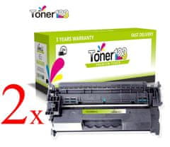 Toner123 Komplet HP 59X / CF259X / LaserJet Pro M304a, LaserJet Pro M404dn, M404dw, M404dn, M404n / LaserJet Pro MFP M428dw, M428fdn, M428fdw kompatibilna tonerja (2) - 2 × črna XL