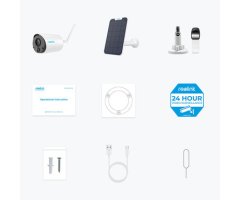 Reolink Argus B320 IP kamera + solarni panel, aplikacija, dvosmerna komunikacija, IP65