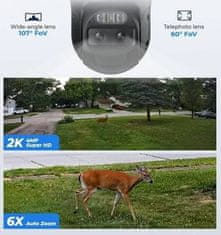 Reolink Trackmix B770 IP kamera + solarni panel, WIFI, 2 objektiva, 355° vrtenje