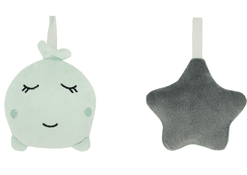  Momi Liss otroški gugalnik, 5 hitrosti, 8 melodij, siv