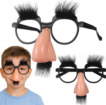 Korbi Zabavne očala z brki in obrvmi – popoln dodatek za karneval in Halloween