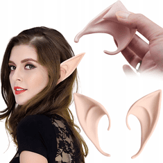 Korbi Ušesni dodatki vilince/elfa – gumijasti cosplay dodatki za Halloween, 2 kosa!
