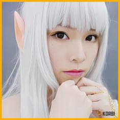 Korbi Ušesni dodatki vilince/elfa – gumijasti cosplay dodatki za Halloween, 2 kosa!