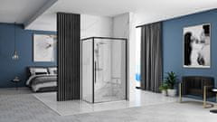 Tuš kabina SOLAR BLACK MAT 120x90