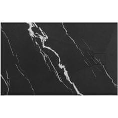 Tuš pladenj Magnum CARRARA BLACK 80x100
