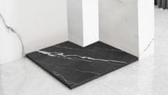 Tuš pladenj Bazalt CARRARA BLACK 90x90