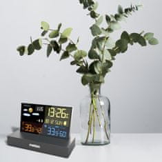  MULTISTORE ECOTOYS Vremenska postaja METEO SP110C z DCF, črna
