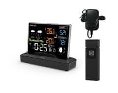  MULTISTORE ECOTOYS Brezžična vremenska postaja z osvetljenim LCD-zaslonom, zunanjim senzorjem, termometrom, barometrom in uro