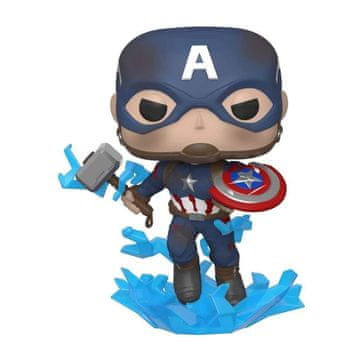 Funko POP! MARVEL: ENDGAME -CAPT A W/BROKEN SHIELD & MJOLNIR