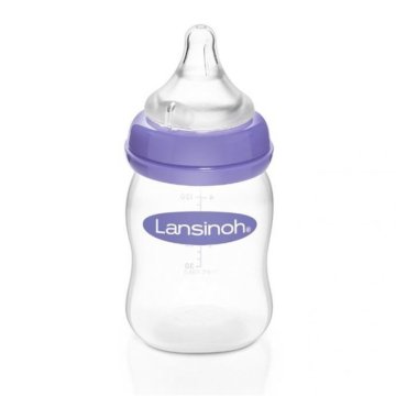 Lansinoh Otroška steklenička 160 ml s sesalcem NaturalWave TM (S)