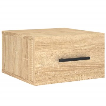 Vidaxl Stenska nočna omarica sonoma hrast 35x35x20 cm