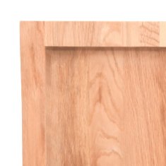 Vidaxl Kopalniški pult svetlo rjav 180x60x(2-4) cm obdelan trden les