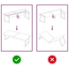 Vidaxl Kopalniški pult svetlo rjav 140x60x(2-6) cm obdelan trden les