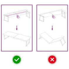 Vidaxl Kopalniški pult svetlo rjav 180x50x(2-4) cm obdelan trden les
