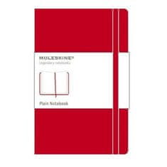 Moleskine Beležnica - trde platnice, L, prozorna - rdeča