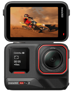 Insta360 Ace Pro 2 akcijska kamera, 8K, 1800 mAh, do 180 min, temno siva (22145280)