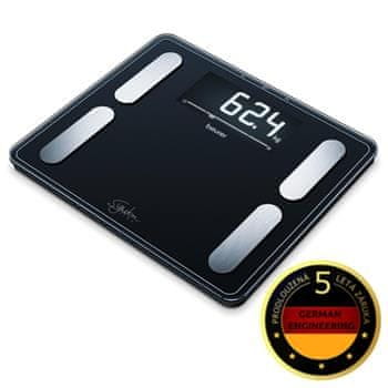 Beurer Osebna diagnostična tehtnica BF410 črna s prepoznavo uporabnika