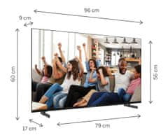 Thomson 43UG4S14 4K UHD LED televizor, 109cm (43"), GoogleTV, pametni daljinec