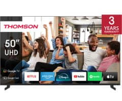 Thomson 50UG4S14 4K UHD LED televizor, 127 cm (50"), GoogleTV, pametni daljinec