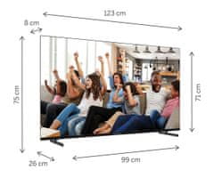 Thomson 55UG4S14 4K UHD LED televizor, 139 cm (55"), GoogleTV, pametni daljinec
