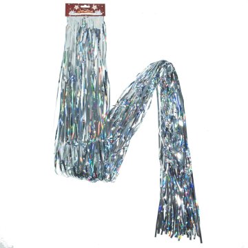 Denis Tinsel 150 cm srebrn