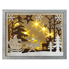 Denis Božična dekoracija LED slika 30*24 cm