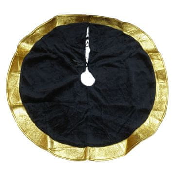 Denis Podloga za božično drevo, 100 cm, okrogla, zlatorumeni vzorec