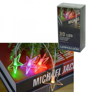 Denis 20 luči LED. kroglice po 3 cm na palico.