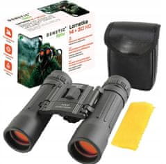 hurtnet Vojaško lovski daljnogled s stekleno optiko 14×30 HD zoom GENETIC