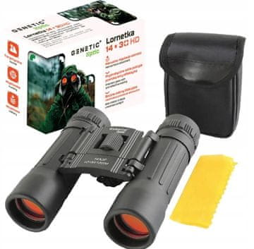 hurtnet Vojaško lovski daljnogled s stekleno optiko 14×30 HD zoom GENETIC